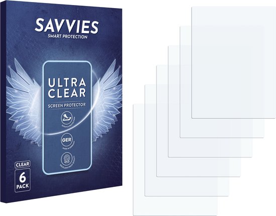 Savvies - Screenprotector voor Onyx Boox Go Color 7 White Edition - Folie Beschermfolie transparant (6 Stuks) van Savvies