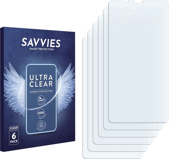 Savvies - Screenprotector voor Onyx Boox Palma 2 - Folie Beschermfolie transparant (6 Stuks) van Savvies