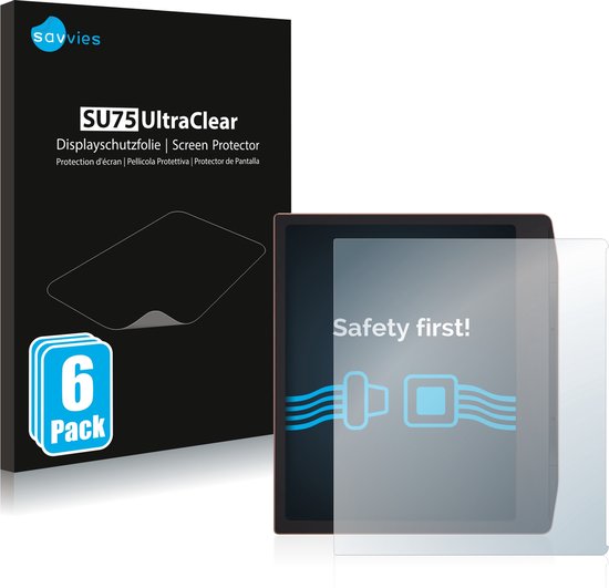 Savvies - Screenprotector voor PocketBook Era / Color - Folie Beschermfolie transparant (6 Stuks) van Savvies