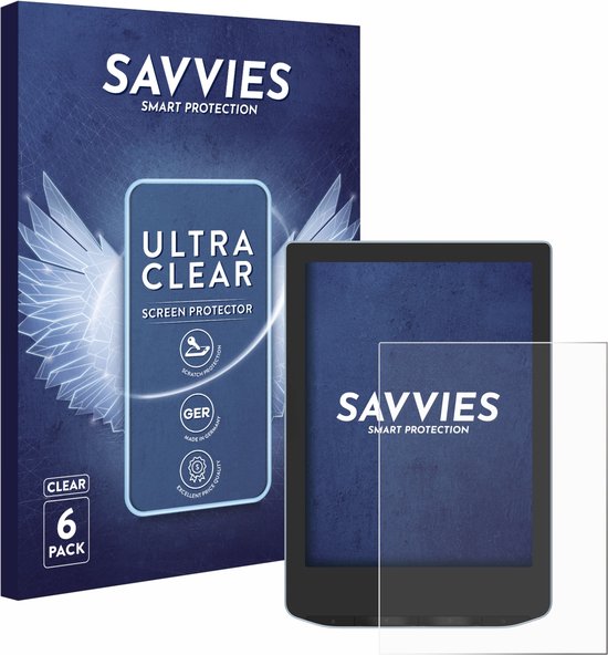 Savvies - Screenprotector voor Vivlio Light - Folie Beschermfolie transparant (6 Stuks) van Savvies