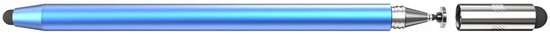 SBG Universele Stylus Pen Geschikt voor Telefoon Tablet en iPad - Twee zachte punten - Eén precisie punt - Blauw