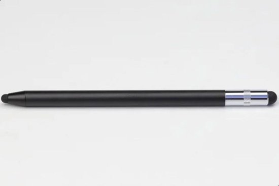 SBG Universele Stylus Pen Geschikt voor Telefoon Tablet en iPad - Twee zachte punten - Eén precisie punt - Zwart van Merkloos