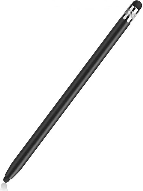 SBG Universele Stylus Pen - Geschikt voor Telefoon Tablet en iPad - Twee zachte punten - Zwart van SBG