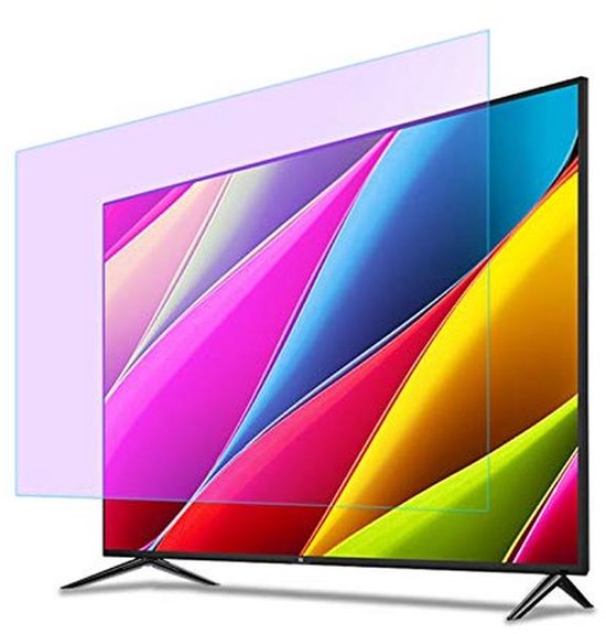 Schermbeschermer 32-65 inch voor TV - Anti-Blauw Licht, Anti-Verblinding, en Krasbescherming van Merkloos