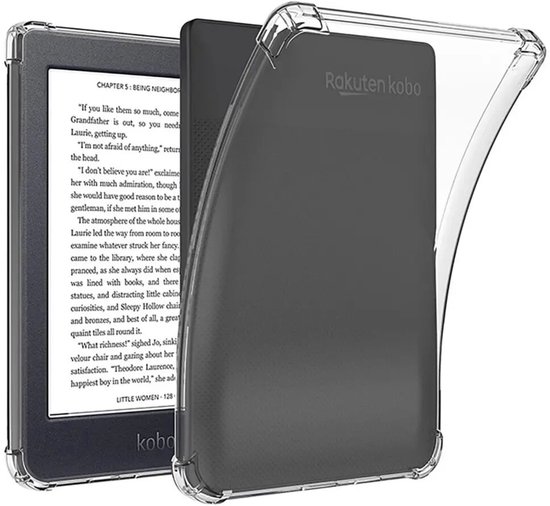 Schokbestendige TPU Hoes Transparant Geschikt voor Kobo Clara HD - Shockproof Back Cover Doorzichtig