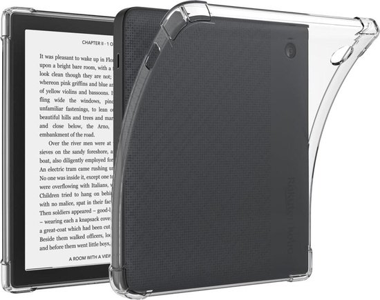 Schokbestendige TPU Hoes Transparant Geschikt voor Kobo Libra H2O - Shockproof Back Cover Doorzichtig van IVSO