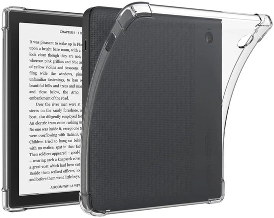 Schokbestendige TPU Hoes Transparant Geschikt voor Kobo Libra H2O - Shockproof Back Cover Doorzichtig
