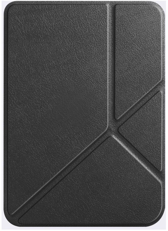 Scoby Hoesje Geschikt voor Kobo Clara Colour - Luxe Bescherm Case - Trifold - Book Cover - Tablet Cover - Zwart
