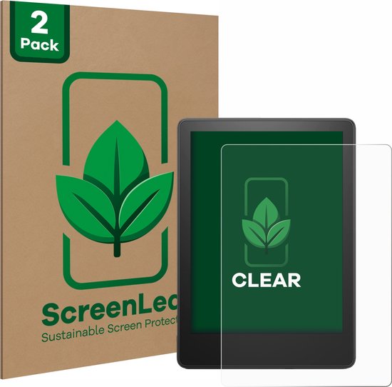 ScreenLeaf - Screenprotector voor Amazon Kindle Paperwhite 2021 / 2023 - Duurzame schermbescherming Folie Beschermfolie transparant (2 Stuks) van $