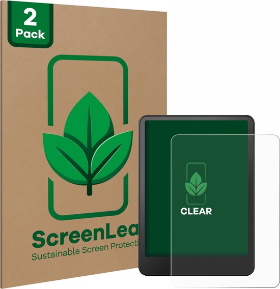 ScreenLeaf - Screenprotector voor Amazon Kindle Paperwhite 2024 (12. Gen.) - Duurzame schermbescherming Folie Beschermfolie transparant (2 Stuks) van $