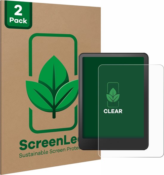 ScreenLeaf - Screenprotector voor Amazon Kindle Paperwhite 2024 Signature Edition (12. Gen.) - Duurzame schermbescherming Folie Beschermfolie transparant (2 Stuks) van ScreenLeaf