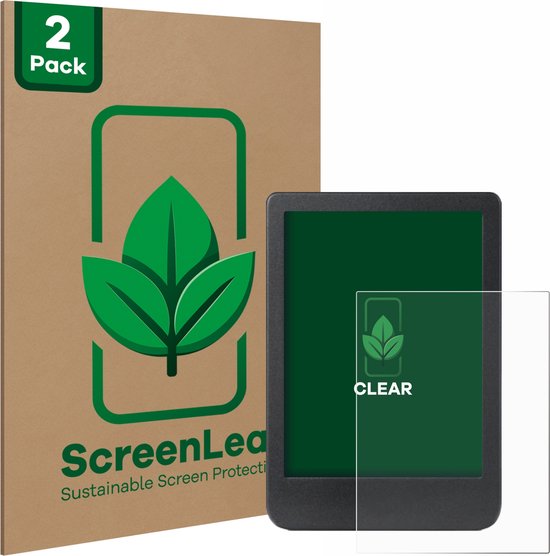 ScreenLeaf - Screenprotector voor Kobo Clara BW - Duurzame schermbescherming Folie Beschermfolie transparant (2 Stuks) van ScreenLeaf
