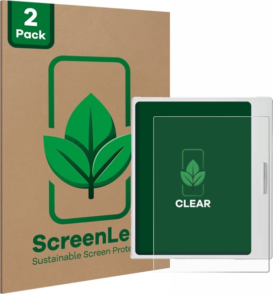 ScreenLeaf - Screenprotector voor Onyx Boox Go Color 7 White Edition - Duurzame schermbescherming Folie Beschermfolie transparant (2 Stuks) van $