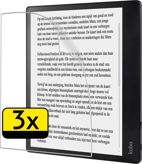 Screenprotector - Folie Geschikt voor - Kobo Elipsa 2E - Screenprotector Bescherm Folie - Screenprotector Folie Geschikt voor Kobo Elipsa 2E Screenprotector - 3 Stuks van $