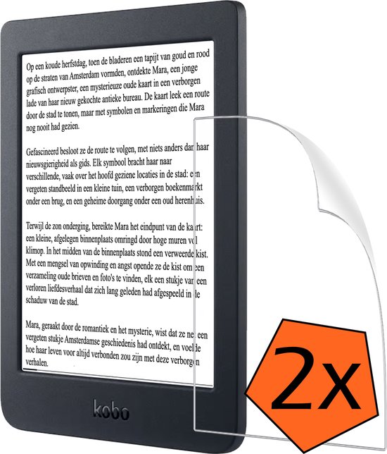 Screenprotector - Folie Geschikt voor Kobo Nia Screenprotector Bescherm Folie Screen Protector Folie Telefoon - 2 PACK van $