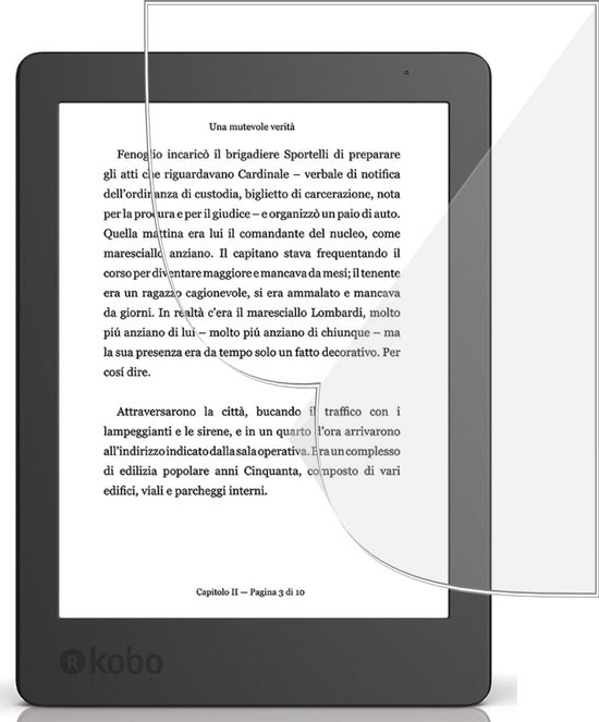 Screenprotector geschikt voor Kobo Aura Edition 2 - Folie Screen Protector geschikt voor Kobo Aura Edition 2 van Merkloos