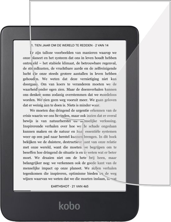 Screenprotector geschikt voor Kobo Clara 2E - Folie Screen Protector geschikt voor Kobo Clara 2E van Savvies