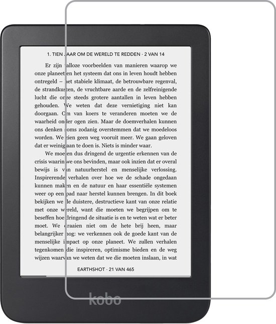 Screenprotector Geschikt voor Kobo Clara 2E Screenprotector Bescherm Glas Tempered Glass Screen Protector van Merkloos