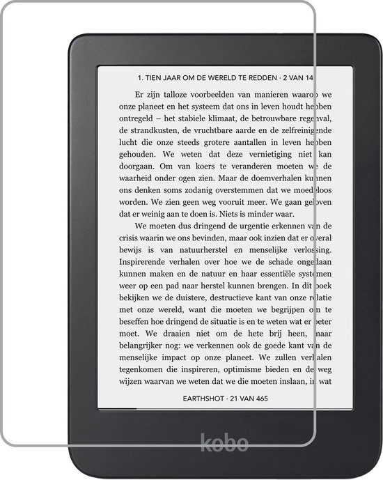 Screenprotector Geschikt voor Kobo Clara 2E Screenprotector Gehard Glas Tempered Glass - Screenprotector Geschikt voor Kobo Clara 2E Screenprotector van OMENIX