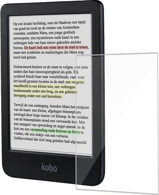 Screenprotector - Geschikt voor Kobo Clara Colour Screenprotector Bescherm Glas - Screenprotector Geschikt voor Kobo Clara Colour Screen Protector Tempered Glass van 4Smarts