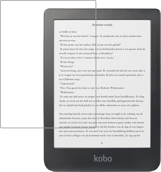 Screenprotector Geschikt voor Kobo Clara HD Screenprotector Gehard Glas Tempered Glass - Screenprotector Geschikt voor Kobo Clara HD Screenprotector van Ociodual