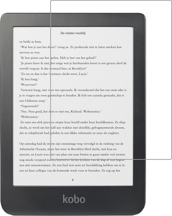 Screenprotector Geschikt voor Kobo Clara HD Screenprotector Tempered Glass - Screenprotector Geschikt voor Kobo Clara HD Screen Protector van Merkwaardig