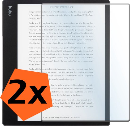 Screenprotector - Geschikt voor Kobo Elipsa 2E Screenprotector Bescherm Glas - Screenprotector Geschikt voor Kobo Elipsa 2E Screen Protector Tempered Glass - 2 PACK van omoton
