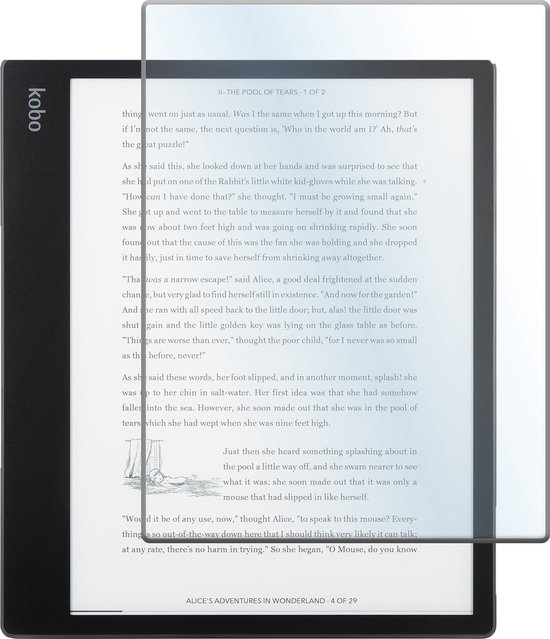 Screenprotector Geschikt voor Kobo Elipsa 2E Screenprotector Bescherm Glas Tempered Glass Screen Protector van OMENEX