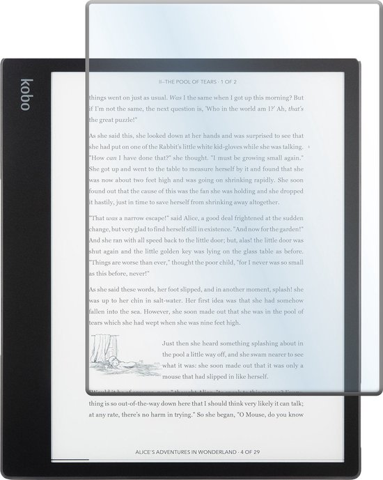 Screenprotector Geschikt voor Kobo Elipsa 2E Screenprotector Tempered Glass - Screenprotector Geschikt voor Kobo Elipsa 2E Screen Protector van Tech360.
