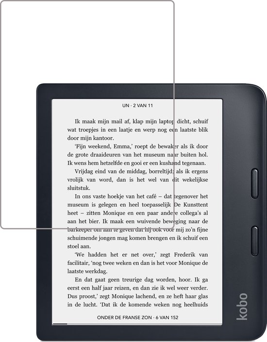 Screenprotector - Geschikt voor Kobo Libra 2 Screenprotector Bescherm Glas - Screenprotector Geschikt voor Kobo Libra 2 Screen Protector Tempered Glass van PhoneNatic