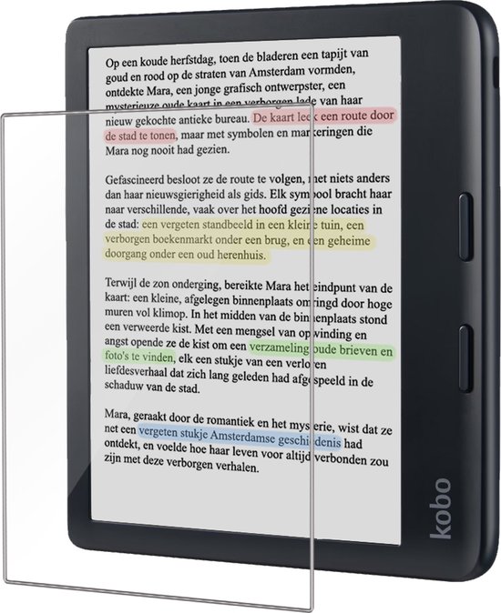 Screenprotector Geschikt voor Kobo Libra Colour Screenprotector Bescherm Glas Tempered Glass Screen Protector van EasyTools