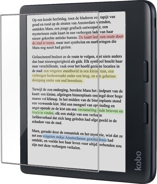 Screenprotector Geschikt voor Kobo Libra Colour Screenprotector Gehard Glas Tempered Glass - Screenprotector Geschikt voor Kobo Libra Colour Screenprotector van Tempered Glass