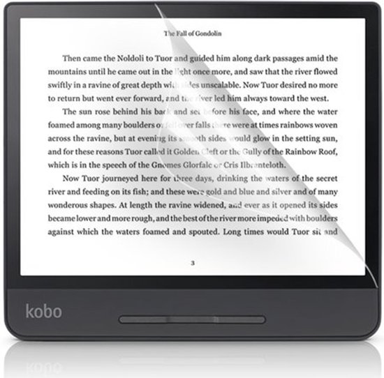 Screenprotector geschikt voor Kobo Libra H2O - Gehard Glas Beschermglas Tempered Glass Screen Protector van Merkloos