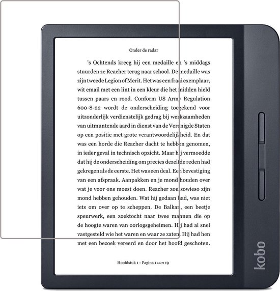 Screenprotector Geschikt voor Kobo Libra H2O Screenprotector Gehard Glas Tempered Glass - Screenprotector Geschikt voor Kobo Libra H2O Screenprotector van Dux Ducis