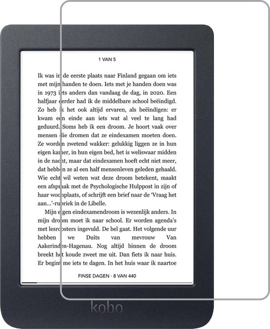 Screenprotector - Geschikt voor - Kobo Nia - Screenprotector Bescherm Glas Gehard Screen Protector van Mobiparts