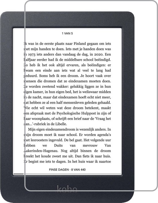 Screenprotector Geschikt voor Kobo Nia Screenprotector Tempered Glass - Screenprotector Geschikt voor Kobo Nia Screen Protector van Merkloos