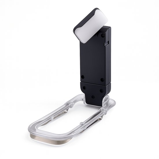 S&D - Leeslampje - Boekenclip - 3 lichtkleuren - Oplaadbaar - Compact leeslampje voor vakantie van S&D
