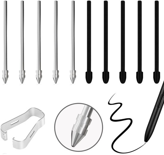 Set van 10 Nibs voor Premium Pen, Geschikt voor Diverse Styluses