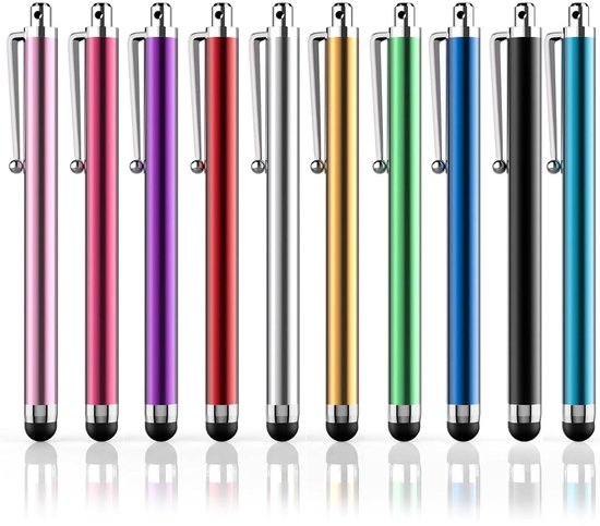 Set van 10 Tablet Stylus Pens voor Touchscreens