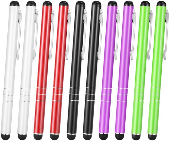 Set van 10 Universele Stylus Pennen voor Touchscreens