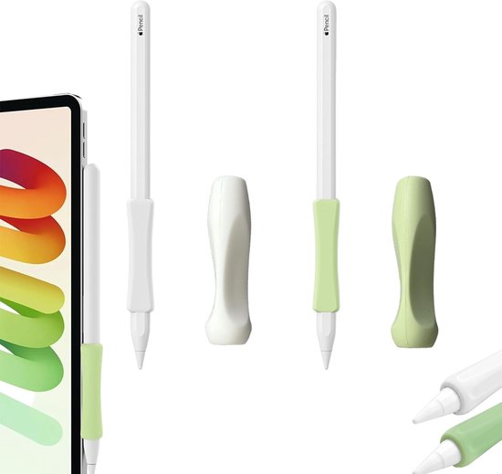 Set van 2 Ergonomische Siliconen Handgrepen voor Tablet Stylus