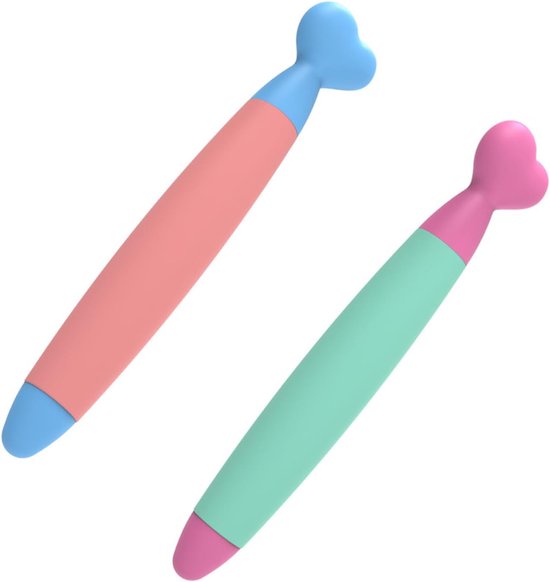 Set van 2 pennen voor Fire Tablet Kids, rubberen touchscreen-pen voor kinderen, compatibel met alle mobiele telefoons en tablets zoals iPhone iPad, Fire HD Kids tablet, schakelaar, kindersmartwatch