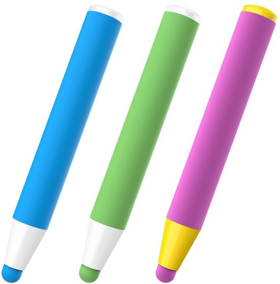 Set van 3 Rubber Stylus Pennen voor Kinderen