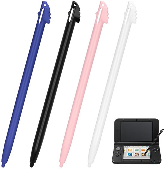 Set van 4 Stylus Pennen voor Nintendo 3DS XL