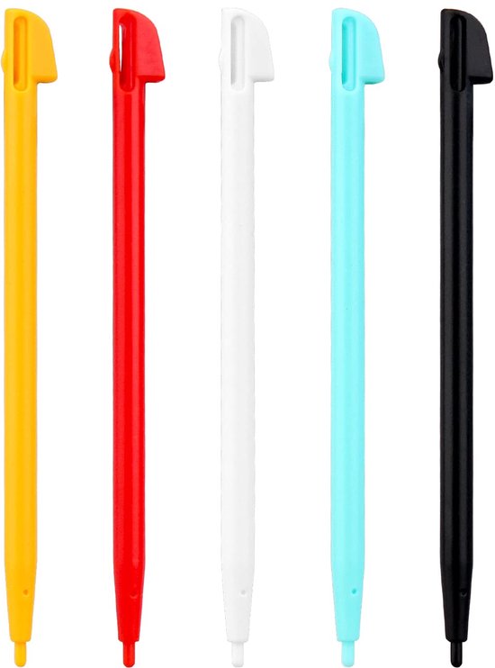 Set van 5 Kleurrijke Touch Stylus Pennen voor Nintendo Wii U