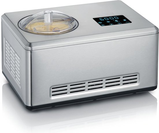 Severin EZ 7406 - IJsmachine 2-in-1 met yoghurt-functie - Incl. 2 XL ijsemmers van Severin