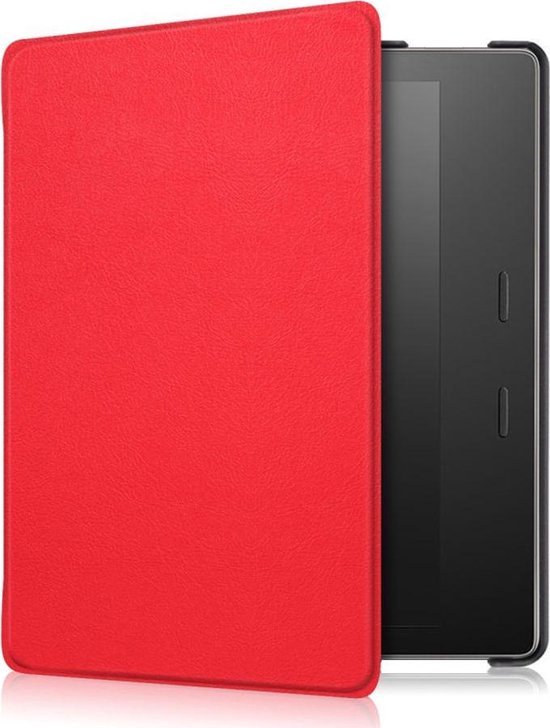 Shop4 - Geschikt voor Cover voor Kindle Oasis 2 - Lychee Rood van Shop4