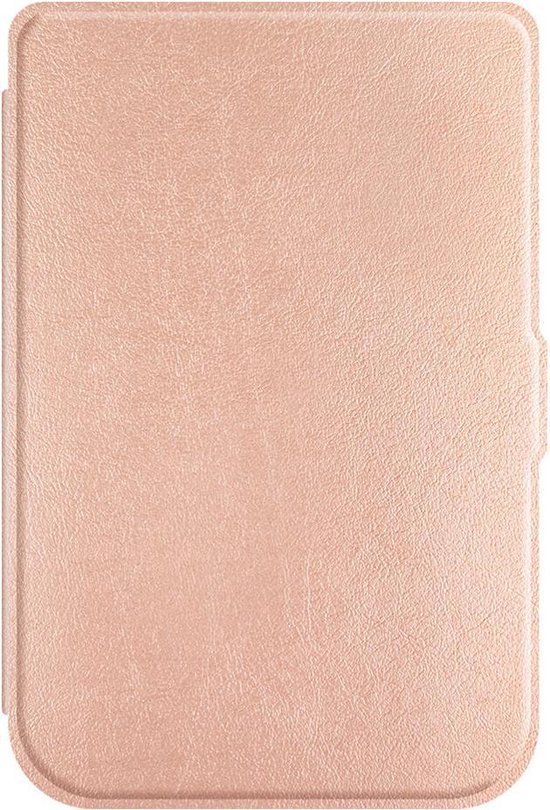 Shop4 - Geschikt voor PocketBook Touch Lux 5 Hoes - Book Cover RosÃ©goud van Shop4
