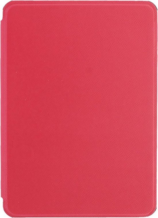 Shop4 - Kindle 9 (2019) Hoes - Book Cover Grain Rood van Shop4