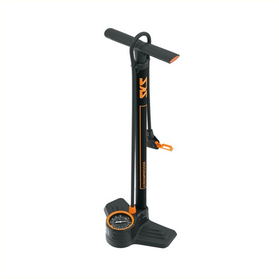 SKS AIRKOMPRESSOR 10.0 Vloerpomp Zwart Oranje (Multivalve)-one size van SKS
